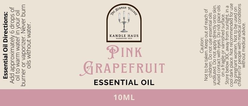 Essential Oil Bottle - Pink Grapefruit