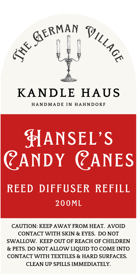 Reed Diffuser Refill Hansel's Candy Canes