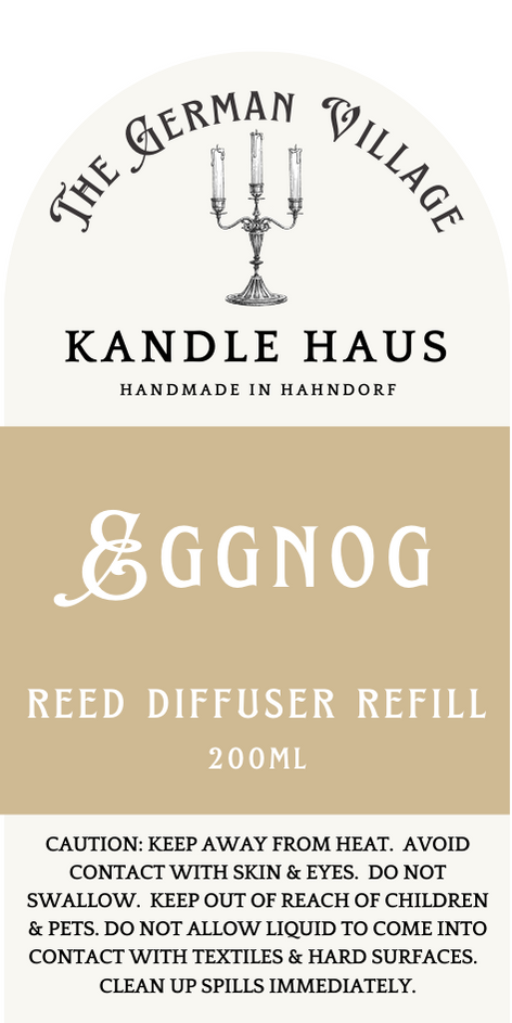 Reed Diffuser Refill Eggnog