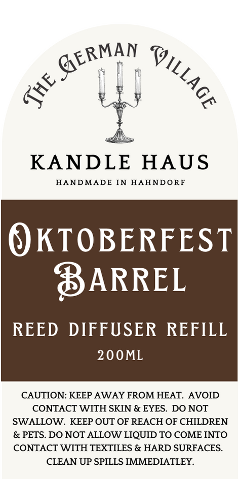 Reed Diffuser Refill Oktoberfest Barrel