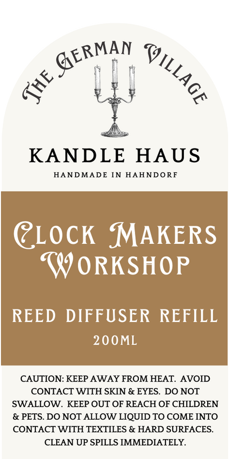 Reed Diffuser Refill Clock Makers Workshop