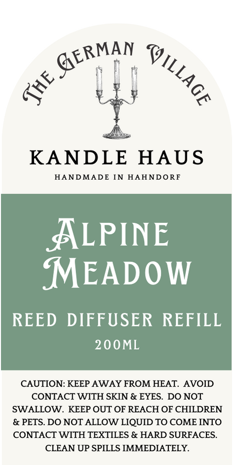 Reed Diffuser Refill Alpine Meadow