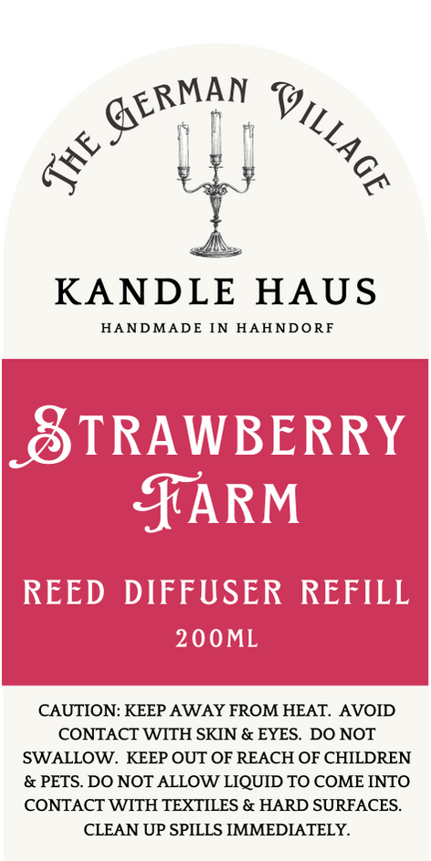 Reed Diffuser Refill Strawberry Farm