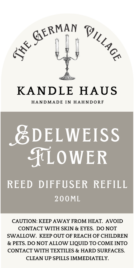 Reed Diffuser Refill Edelweiss Flower