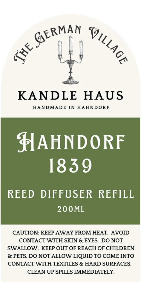 Reed Diffuser Refill Hahndorf 1839