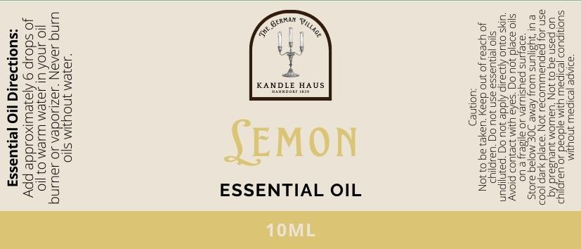 Essential Oil Bottle - Lemon