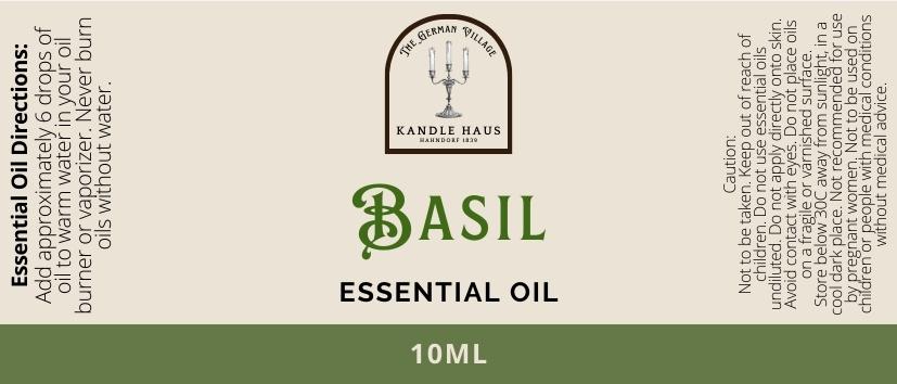 Essential Oil Bottle - Basil