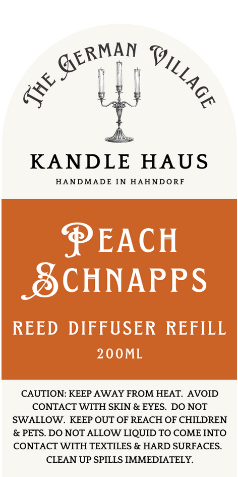 Reed Diffuser Refill Peach Schnapps