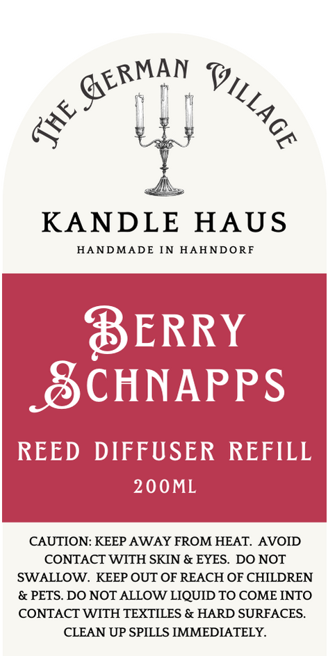 Reed Diffuser Refill Berry Schnapps