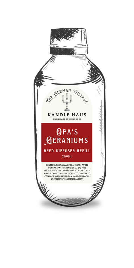 Reed Diffuser Refill Opa's Geraniums