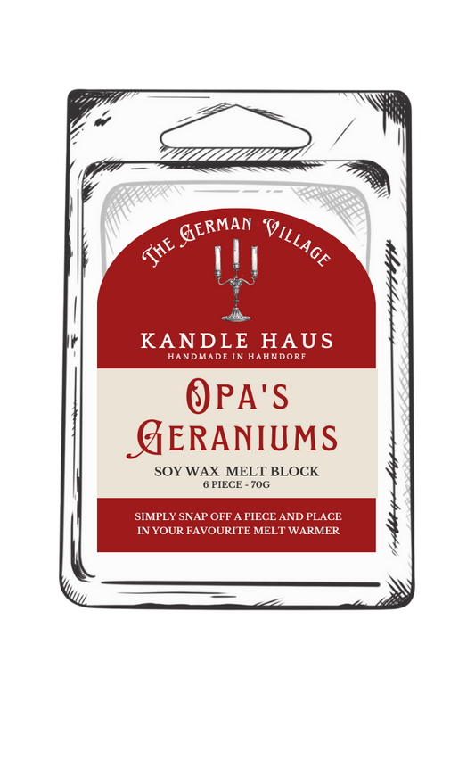 Wax Melt - Opa's Geraniums