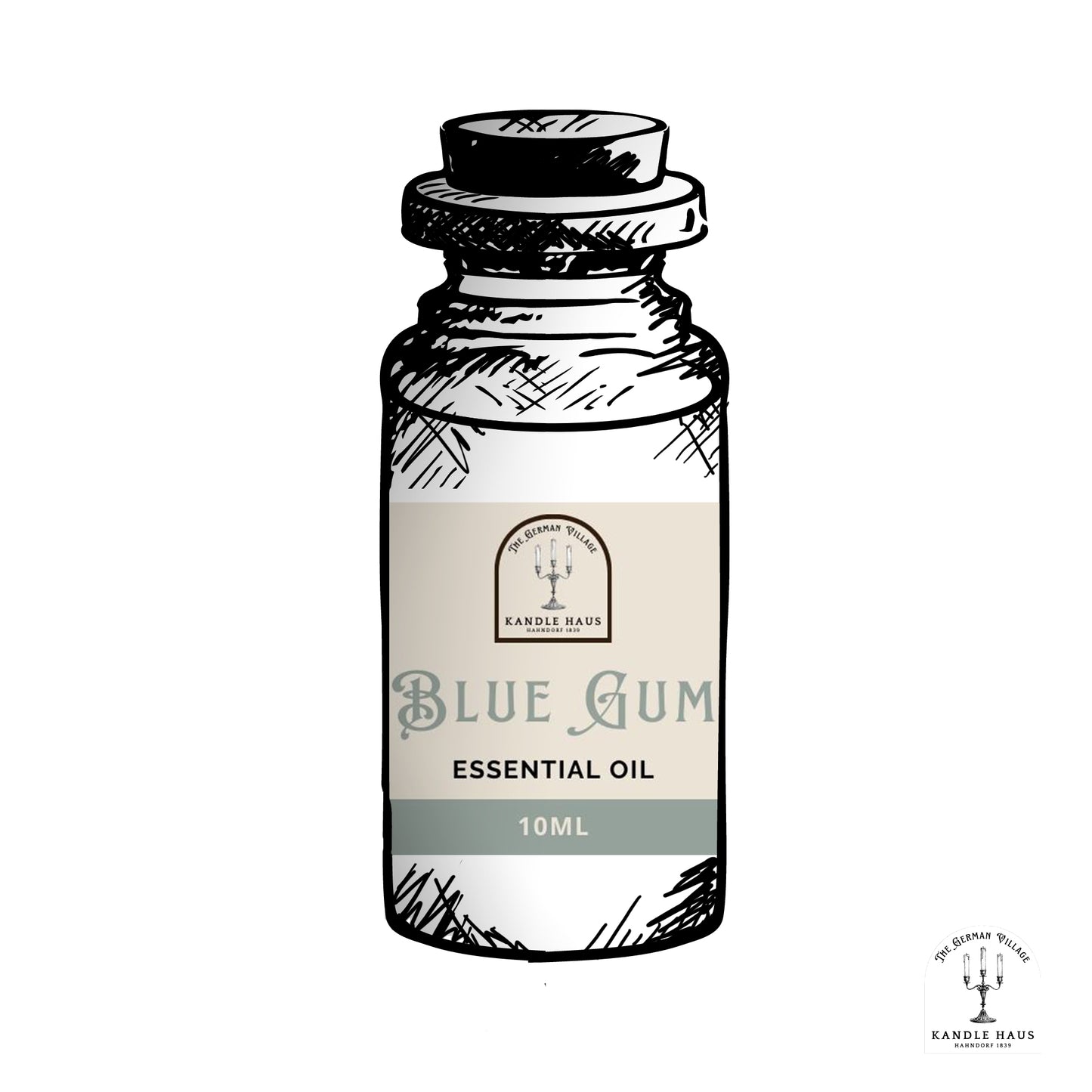 Essential Oil Bottle - Blue Gum